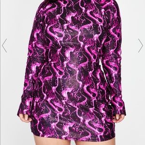 Plus size mini dress